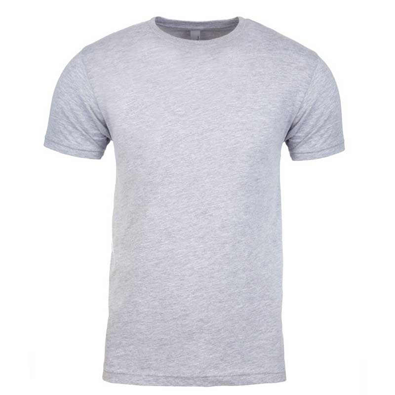 Grey Next Level Crew Neck Tee