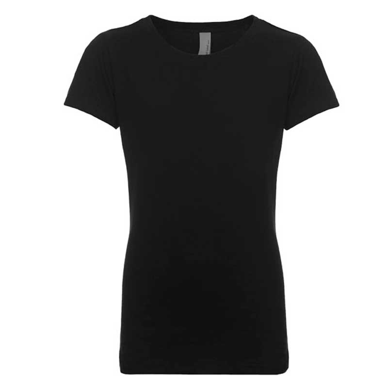 Girls black Princess T-Shirt