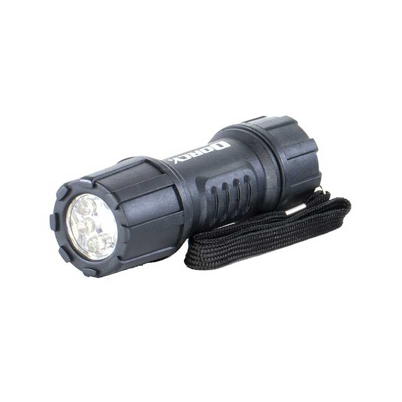 Black Compact LED Flashlight