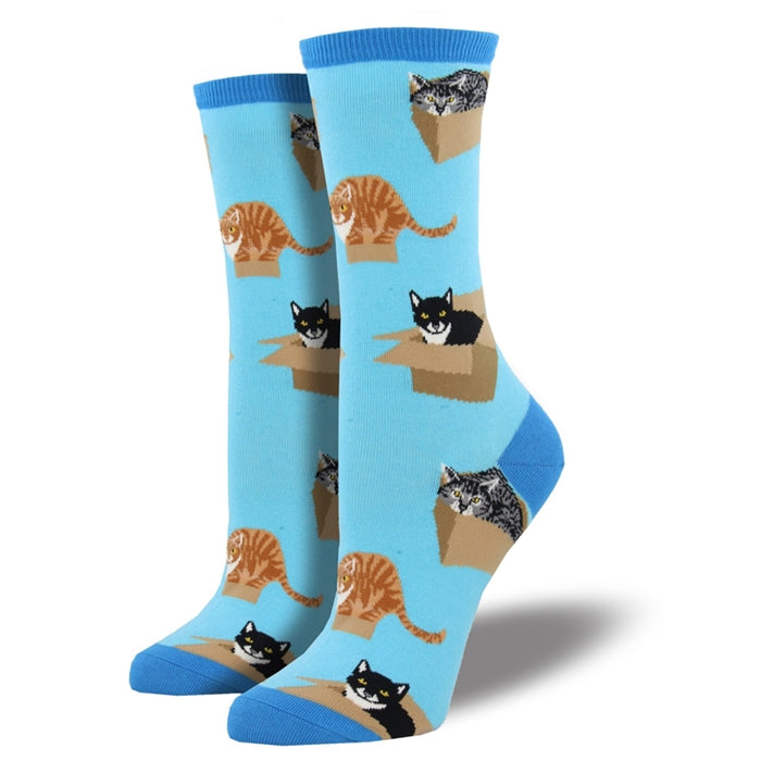 Socksmith Women's: Cat in a Box