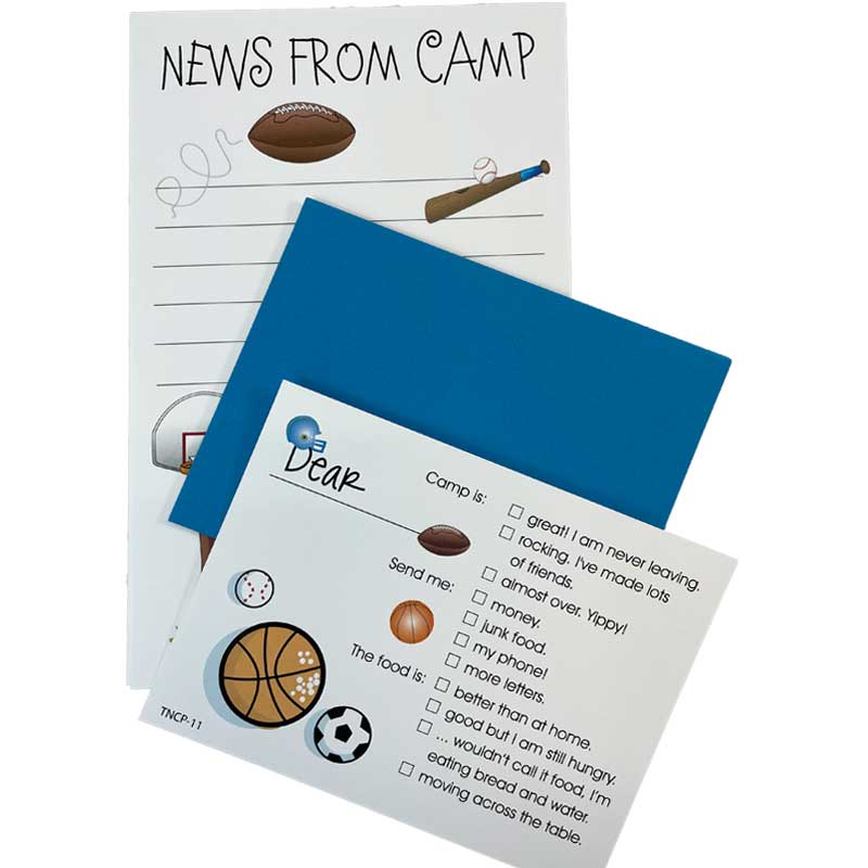 Summer Camp Sports Stationery