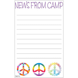 Printed Stationery Sheets For Summer Campers