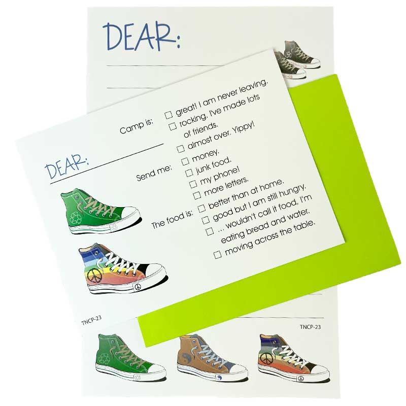 Summer Camp Stationery - Sneakers