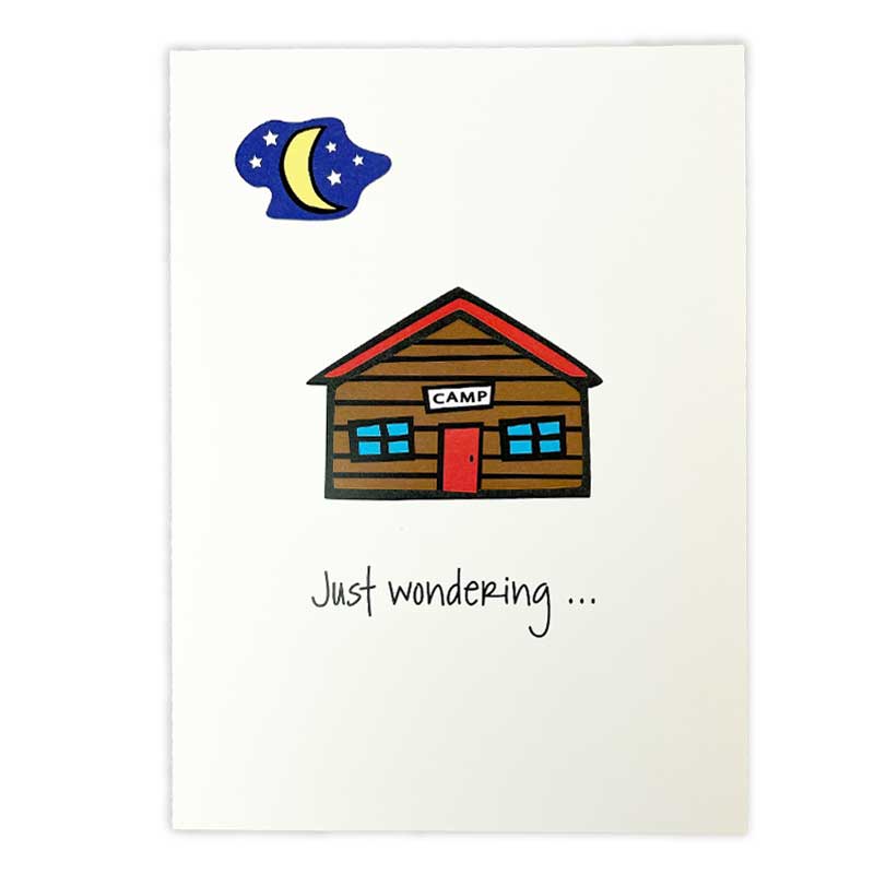 Camp Cabin Greeting Cards