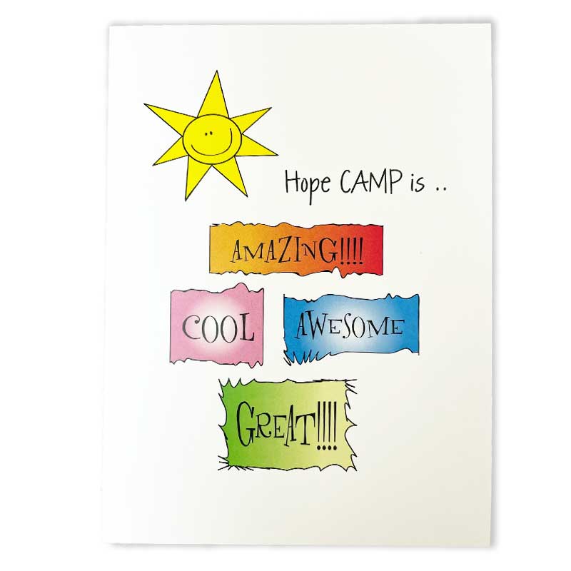 From parent to Camper Greeting cards