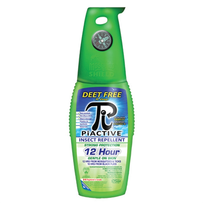 PiACTIVE (Deet-Free) insect repellent pump bottle