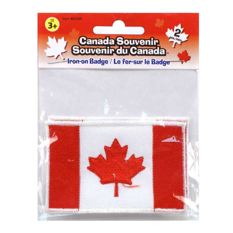 Iron-On Canada Flag Patch