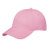 Pink Plain Twill Baseball Cap