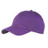 Purple Plain Twill Baseball Cap