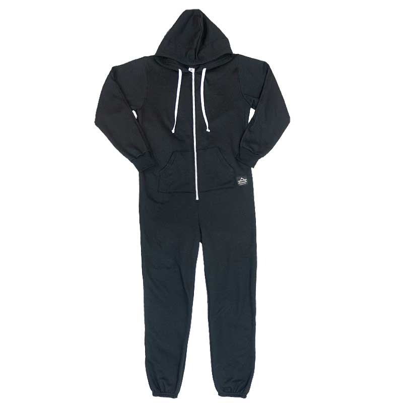 Adult Stone Peak Black Onesie