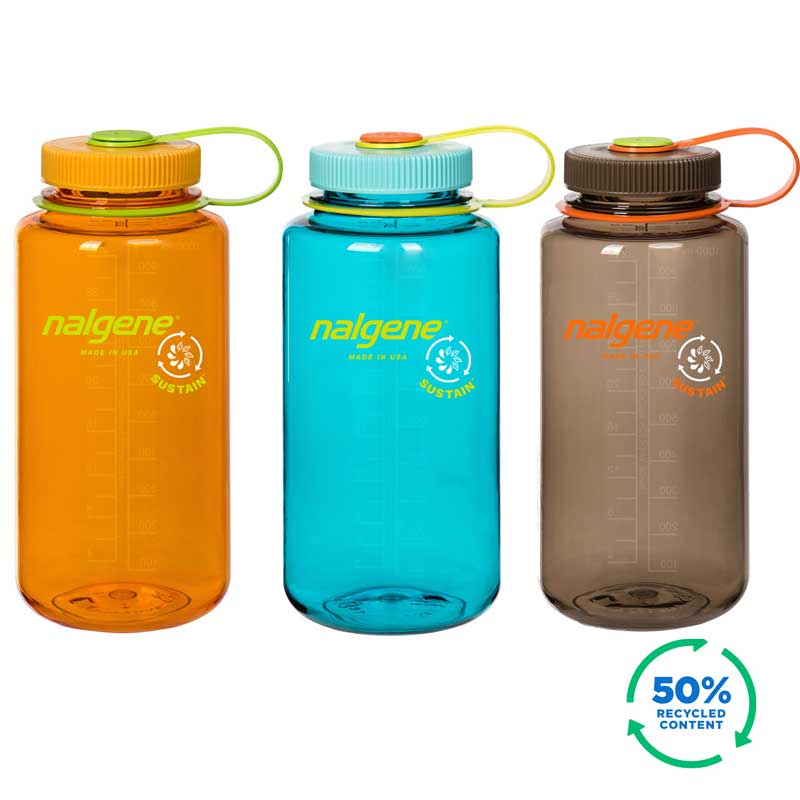 Nalgene Sustain Widemouth 32oz Water Bottles