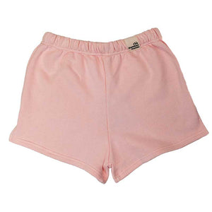 Bamboo Panda Kids Fleece Shorts Pink