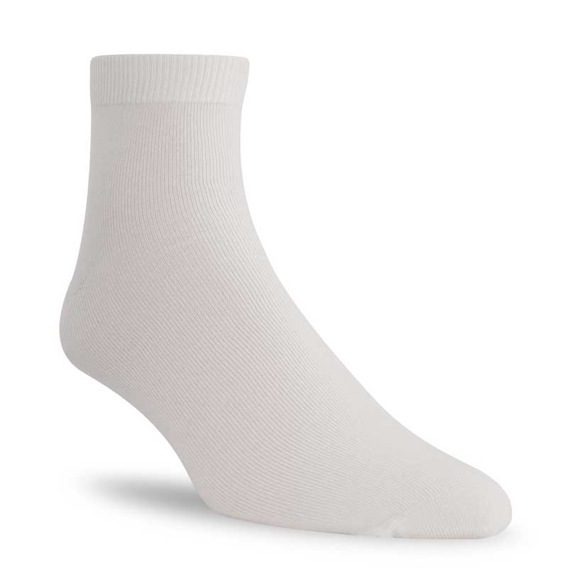 Bamboo White Sport socks - 3pk