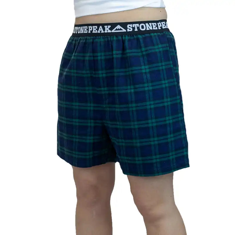 Stone Peak Flannel Boxer Shorts