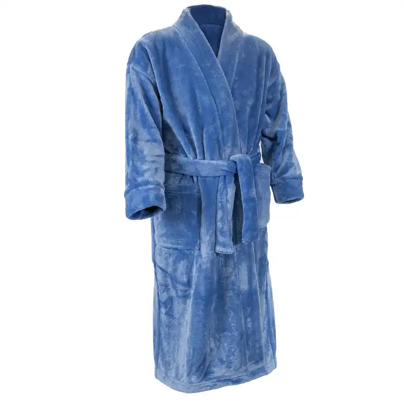 Kids blue bath robe