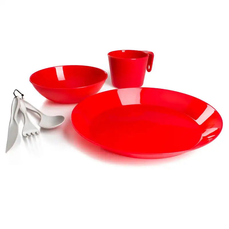 GSI Cascadian Campers Mess Kit Red
