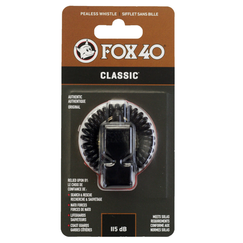 Black Fox40 Classic Coach whistle