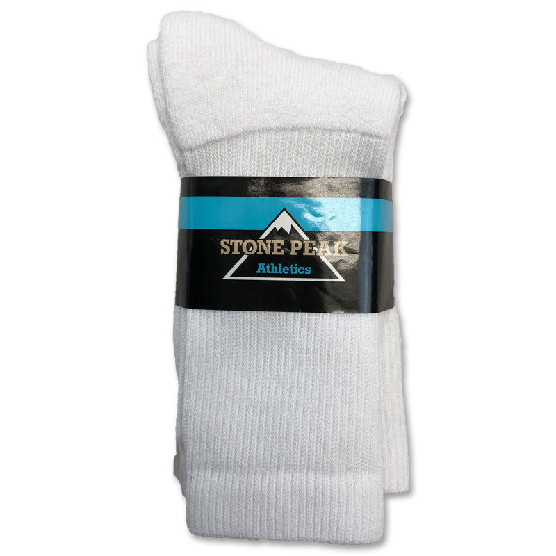 3 pack of white gym socks