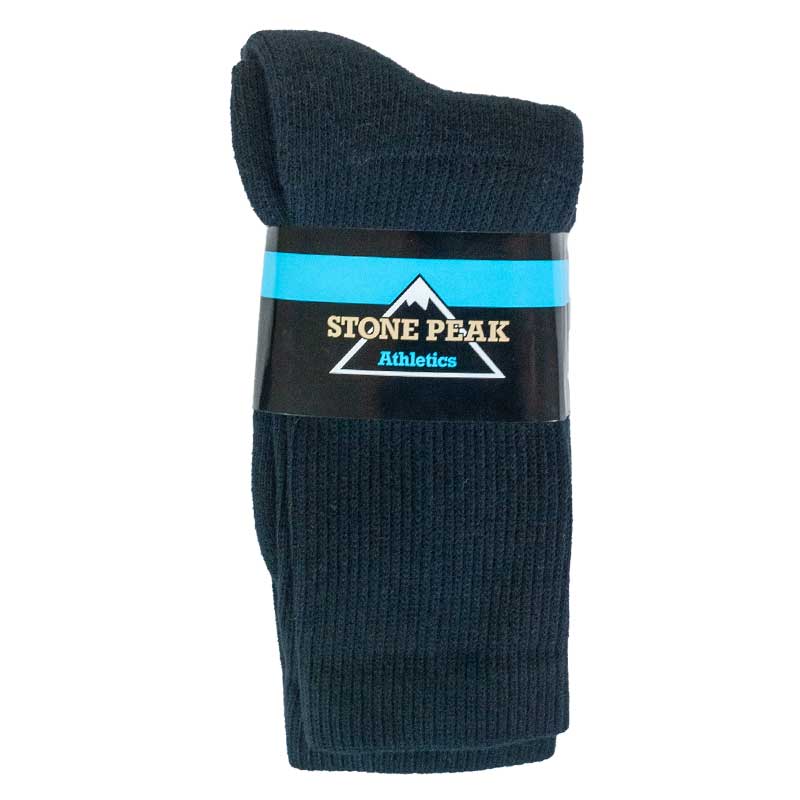 Kids Black Gym Socks