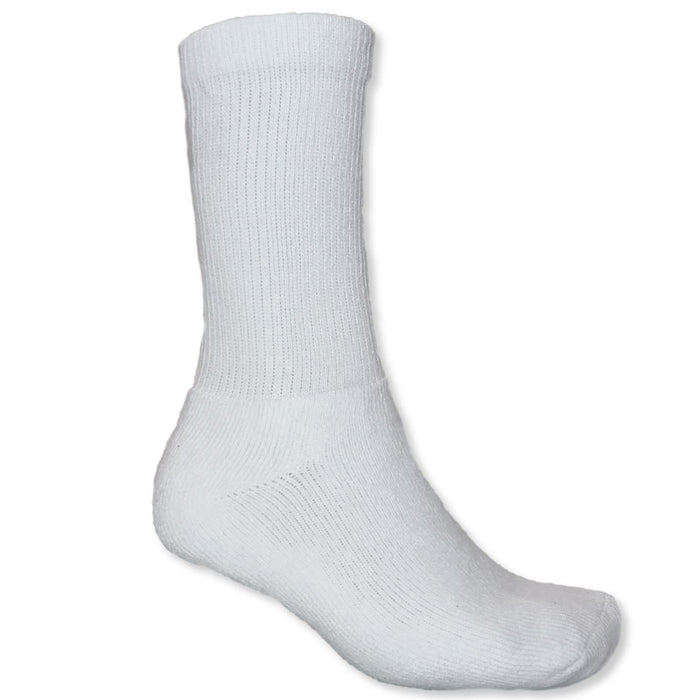 Stone Peak Adult Crew Sport Socks - White 3pk