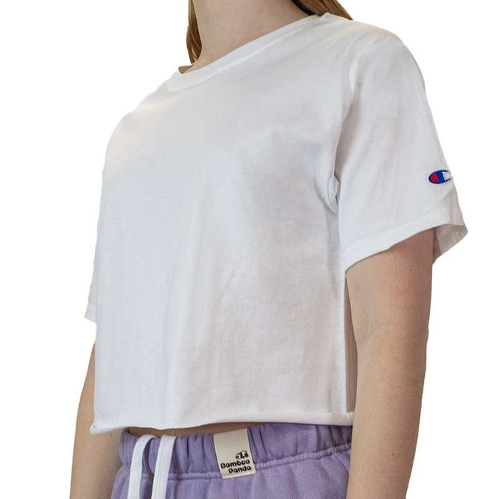 Champion Girl's Cropped Cotton Tee