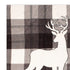 Plaid  Deer Print Blanket