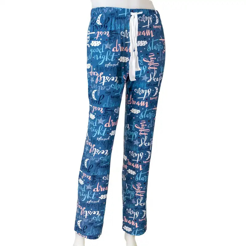 Dream Scripted pajama pants for women