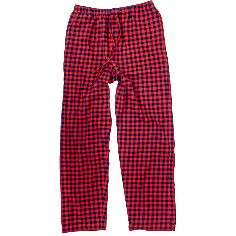 Flame Red Plaid Pants Youth