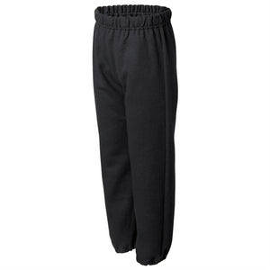Youth Black Elastic Bottom Sweat Pants