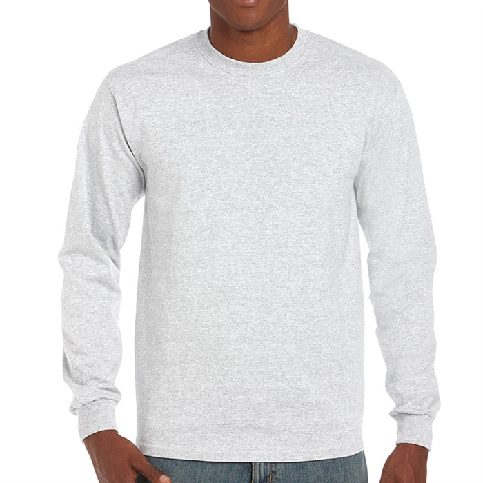 Men's Gildan Long Sleeve Crew Neck Tee Shirt