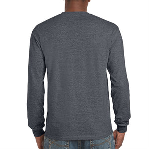 Grey Men's Long Sleeve Tee