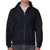 Men's Black fleece Zippered hood