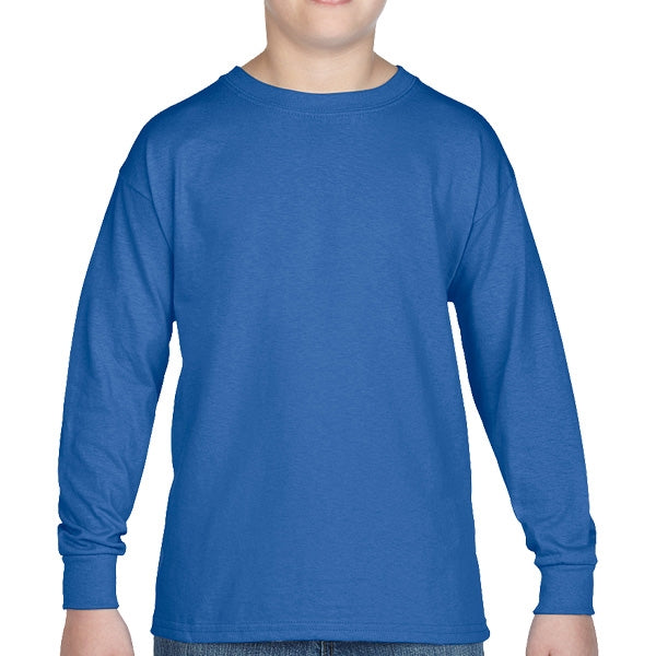 Kids Blue Long Sleeve Tee Shirt