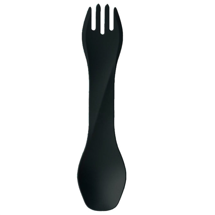 Uno Campers Fork and Spoon Black