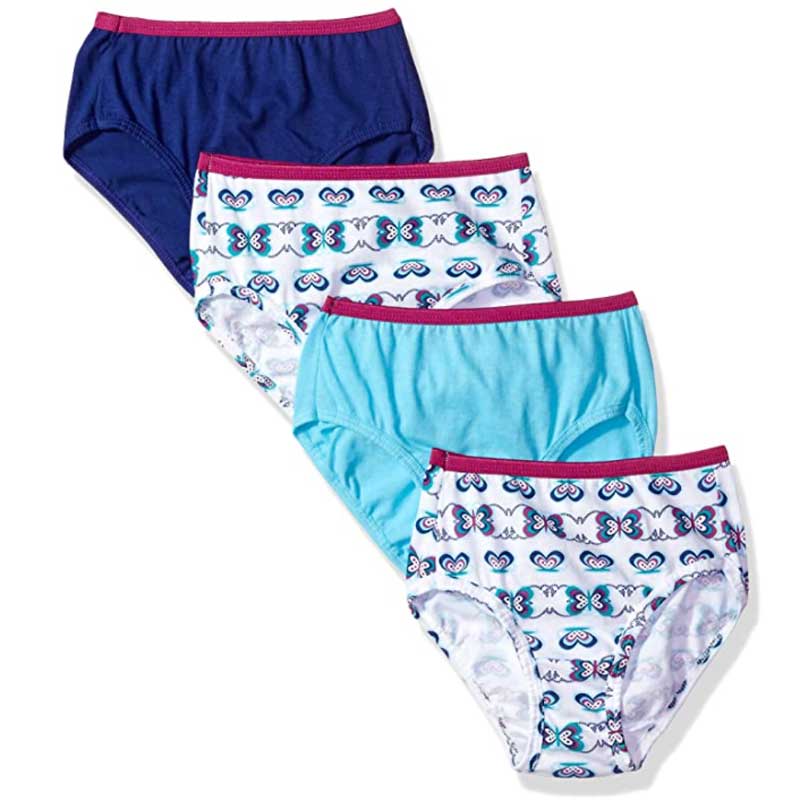 4 Girls Panties assorted prints