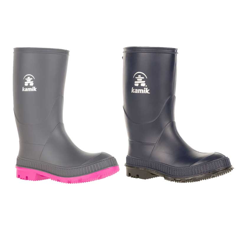 Kids Colourful Canadian Rubber Rain Boots by Kamik