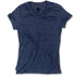 Ladies Navy V-Neck Short Sleeve tee shirt
