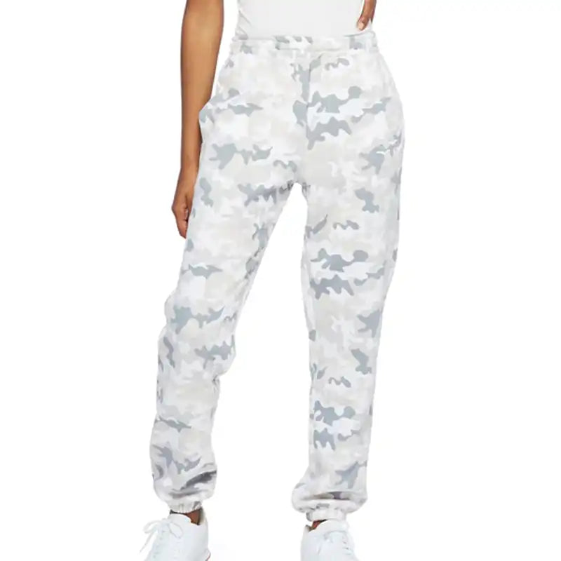 White Camoflage sweat pants