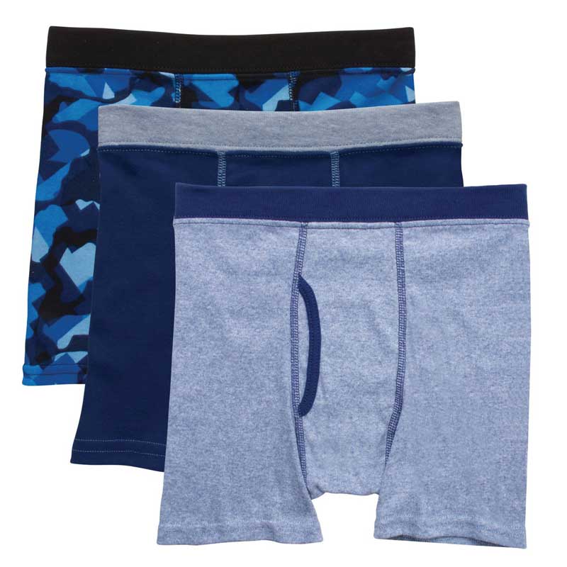 Hanes Comfort Flex Boys' Boxer Brief Underwear, 10-Pack