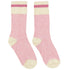 Kids Marled Camper Socks in Pink