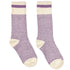 Kids Marled Camper Socks in Purple