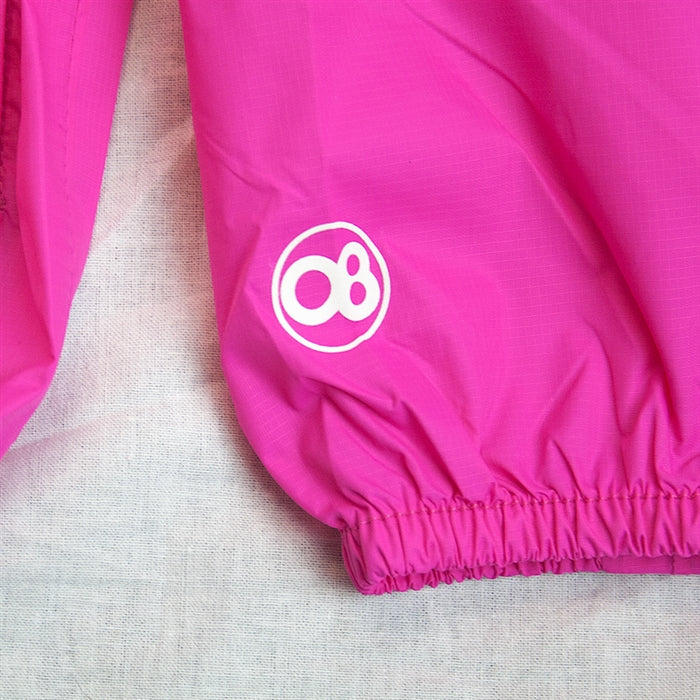 Neon pink discount rain jacket