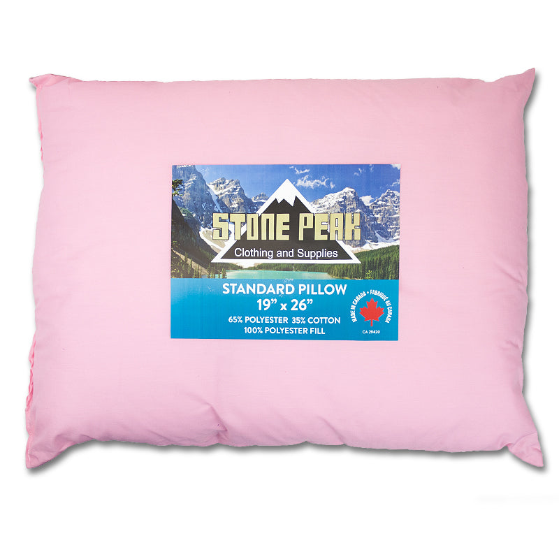 Stone Peak Standard Pillow Pink
