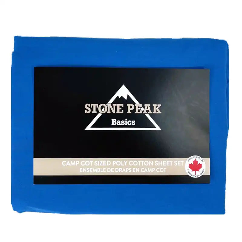 Stone Peak Poly Cotton Cot Sized Sheet Sets