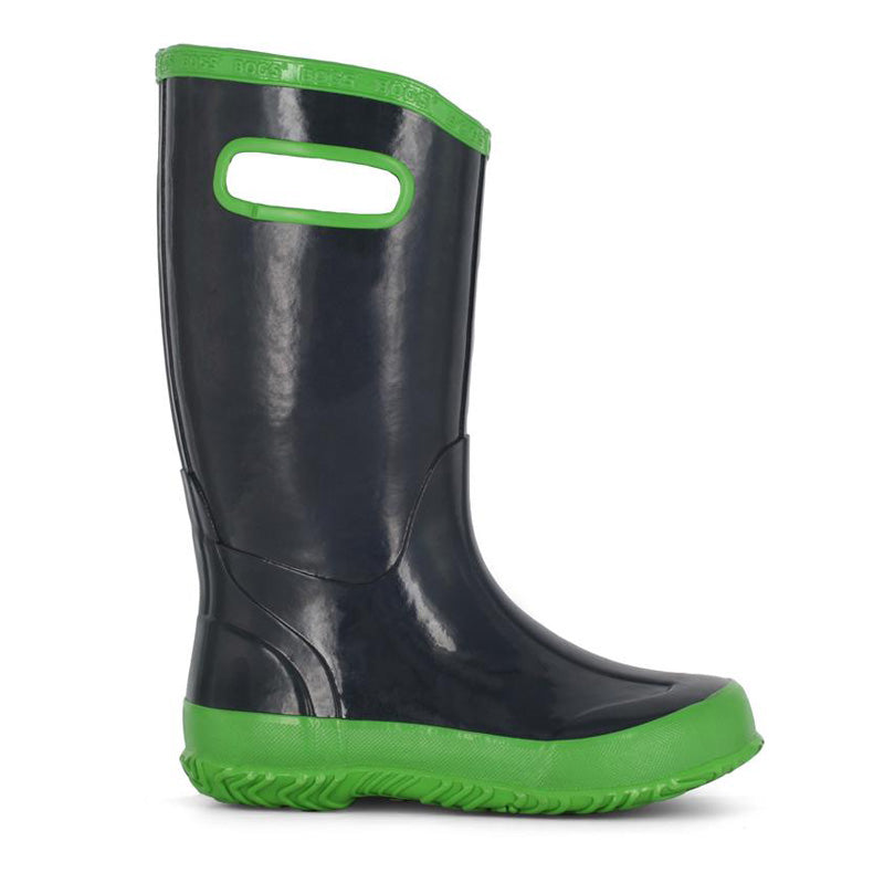 Youth Bogs Rain Boots Navy