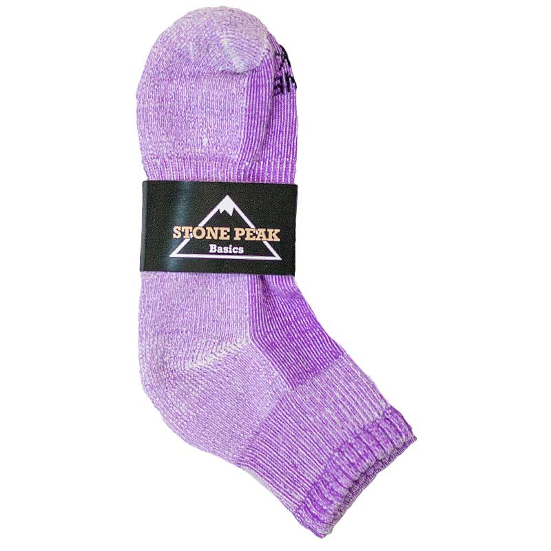 Purple hiking sock