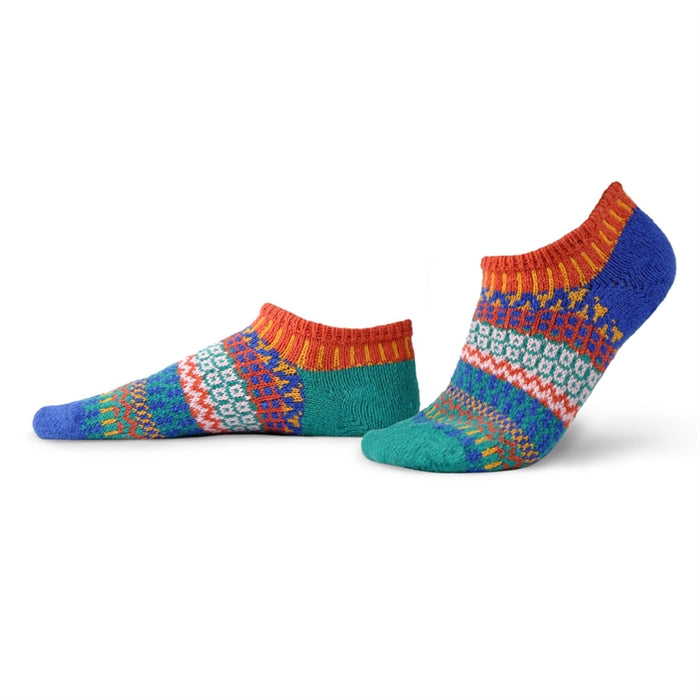 Solmate Ankle Sock: Cayenne