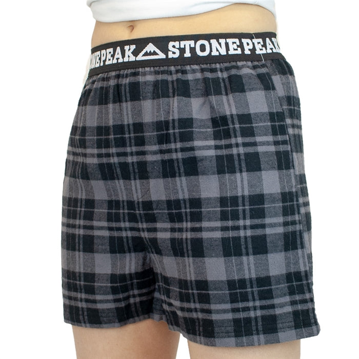Youth Stone Peak Flannel Boxers