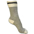 Black  Stripe Stone Peak Cotton Boot Sock