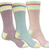 Stone Peak Bright Colours  Marled Cotton Campers Sock